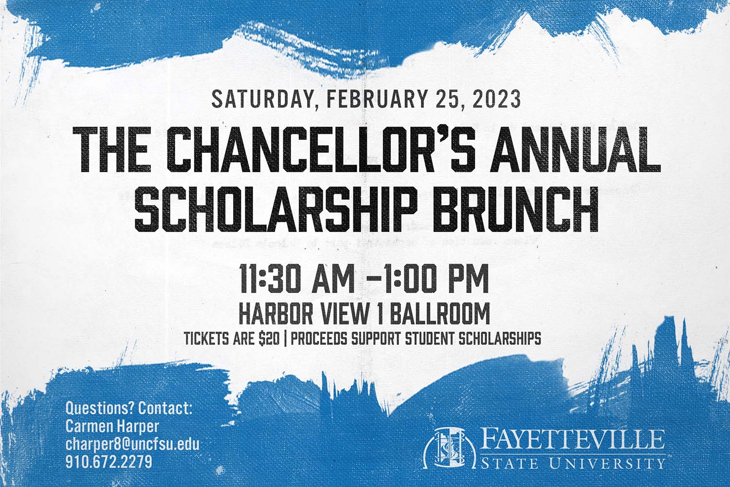 The Chancellor’s Annual Scholarship Brunch