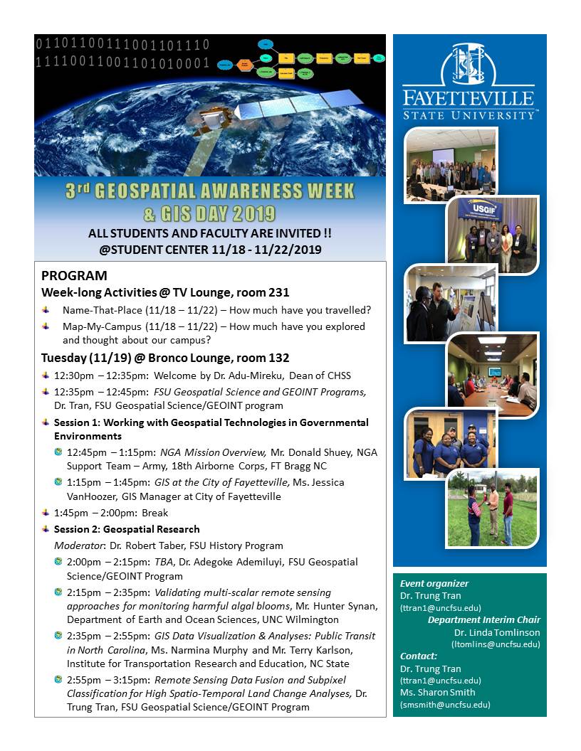 GeoWeek & GIS Day 2019 Program - Page 1