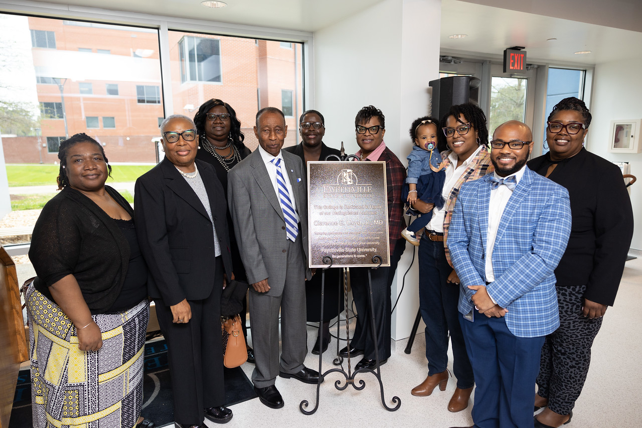 Dr. Lloyd and family