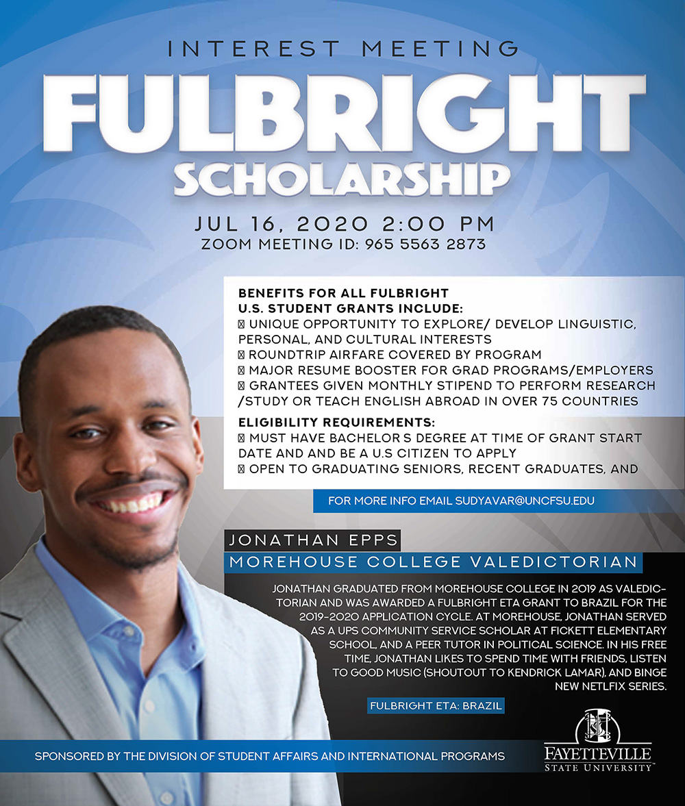 Fullbright Scholar Interest Meeting