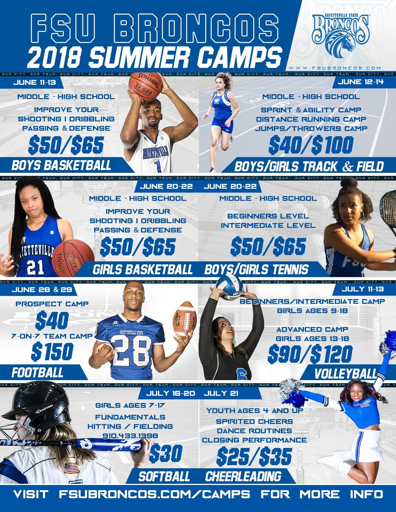 Camps Flyer - view website for details