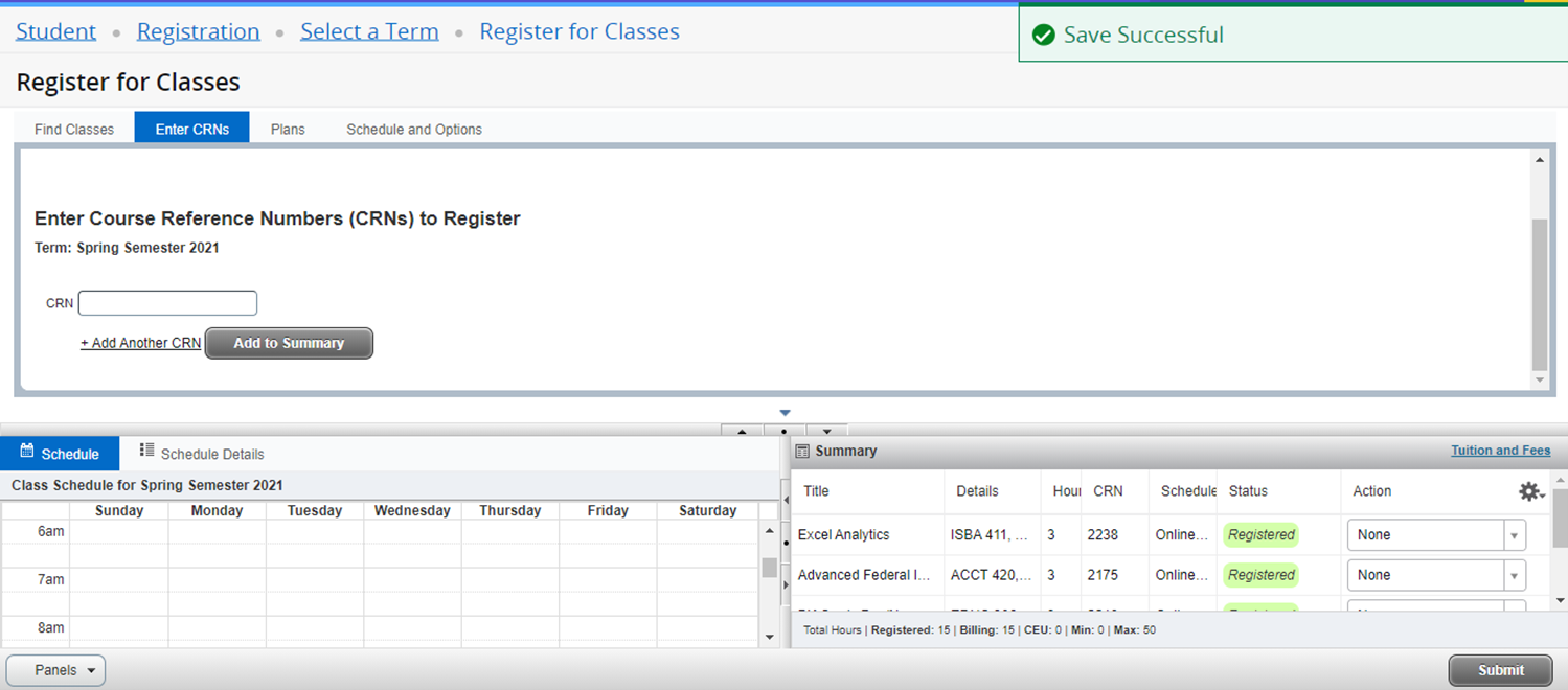 How to Register for Classes